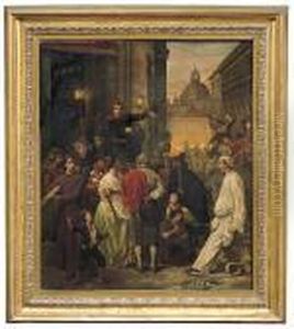 La Festa Dei Moccolotti by Robert Alexander Hillingford
