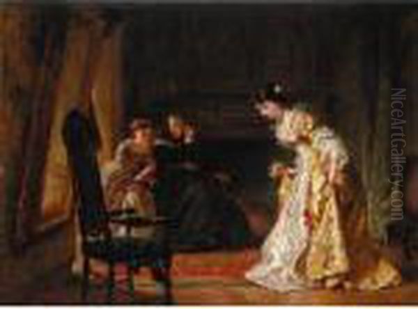 Practising The Court Bow - view 1