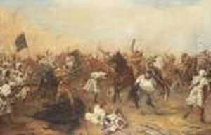 Battle by Robert Alexander Hillingford