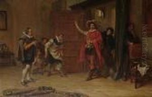 A Scene From The Taming Of The Shrew by Robert Alexander Hillingford