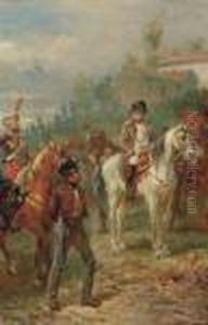 Napoleon And His Troops; And The First Duke Of Marlborough by Robert Alexander Hillingford