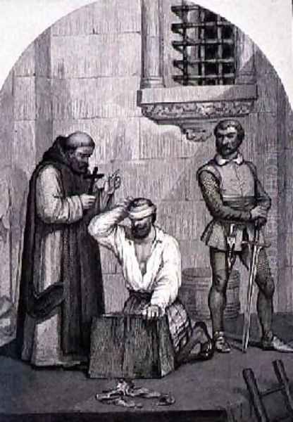 Man About to be Beheaded France 1590s - view 1
