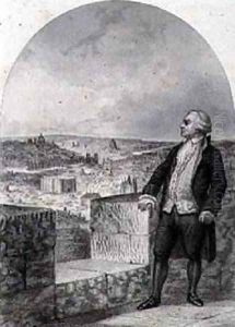 Honore Gabriel Riqueti Count of Mirabeau 1749-91 on the ramparts of Paris by Marckl, Louis