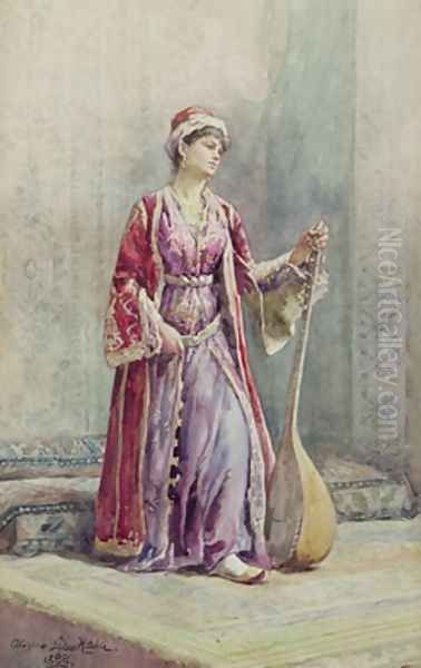 A Harem Musician 1888 - view 1