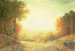 On Hampstead Heath in 1862 or When the Sun in Splendour Fades 1862 by John MacWhirter