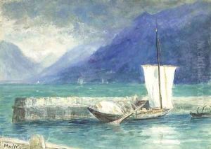 Gravelona, Lake of Como, Italy by John MacWhirter