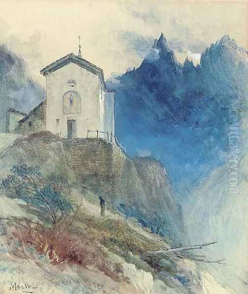 An alpine chapel, Courmayeur - view 1