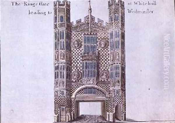 Whitehall The Kings Gate Leading to Westminster - view 1
