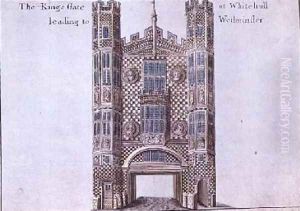Whitehall The Kings Gate Leading to Westminster