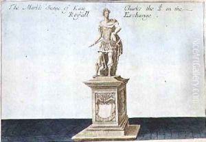 Marble Statue of King Charles II 1630-85 by Robert Morden