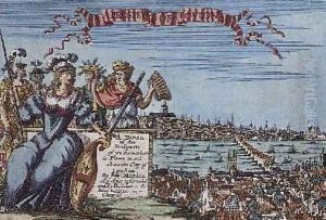 A Prospect of London Frontispiece from A Book of the Prospects of the Remarkable Places in and About the City of London