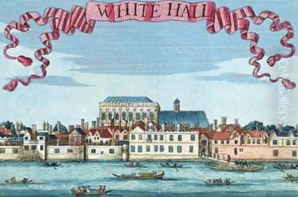 Whitehall from A Book of the Prospects of the Remarkable Places in and about the City of London - view 1