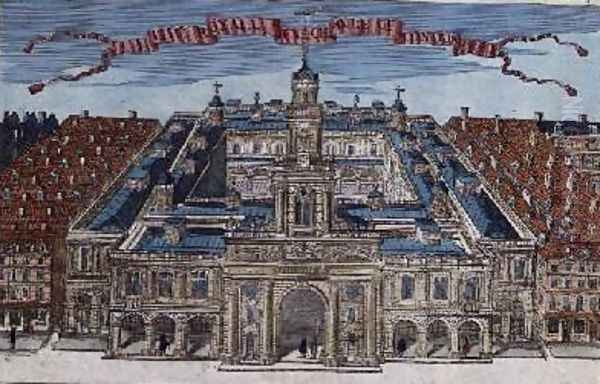 Royal Exchange from A Book of the Prospects of the Remarkable Places in and about the City of London - view 1