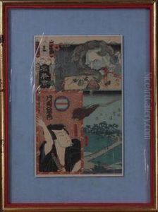 Kataoka Jinemon by Utagawa or Ando Hiroshige
