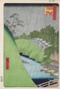 Seido Shrine And Kanda River Fromshohei Bridge