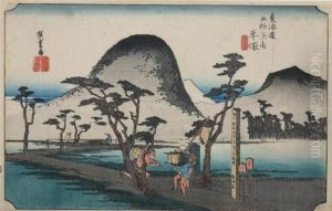 Hiratsuka by Utagawa or Ando Hiroshige