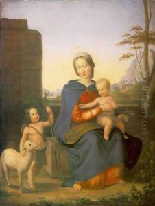 Madonna with the Child and St John the Baptist 1827