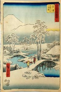 Numazu by Utagawa or Ando Hiroshige