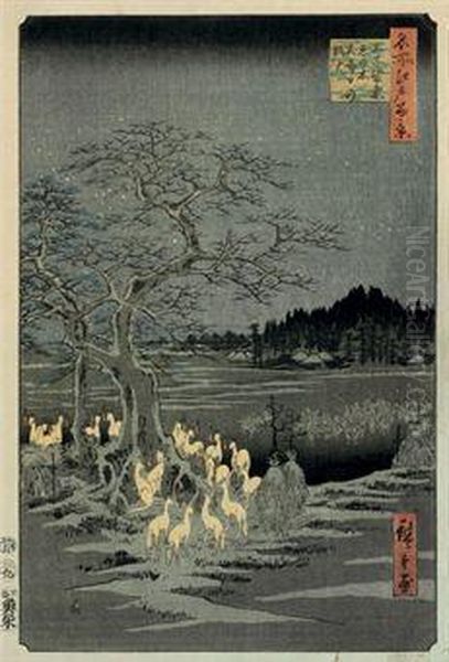Oji Shozoku-enoki Omisoka No Kitsunebi - view 1