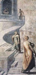 Bathsheba Goes To King David 1552-54 by Gabor Melegh