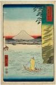 Bushu Hommoku No Hana by Utagawa or Ando Hiroshige