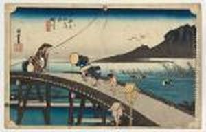 Kakegawa by Utagawa or Ando Hiroshige