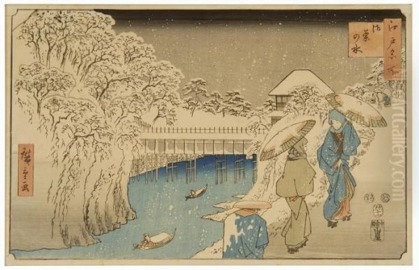 From Famous Places In Edo - view 1