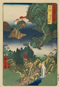 Seven Prints Of The Series Rokujuyoshu Meisho Zue