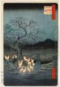 Oji, De La Serie Meisho Edo Hyakkei (les 100 Vues D'edo), Vers1856-58