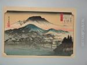 Vue De La Province Omi by Utagawa or Ando Hiroshige