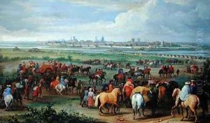 The Entrance of the French Army at Ypres 1678 by Jean-Baptiste Martin