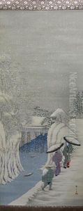 Landscape In Snow by Utagawa or Ando Hiroshige