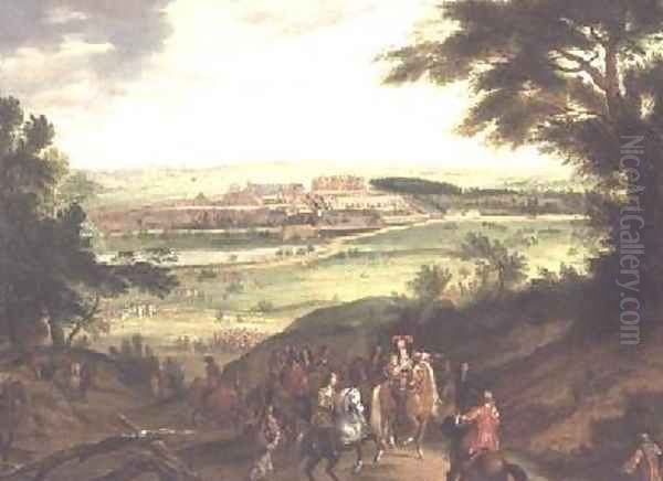 Louis XIV with Versailles in the distance - view 1