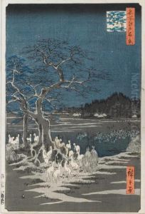 New Year""""s Eve Foxfires At The Changing Tree