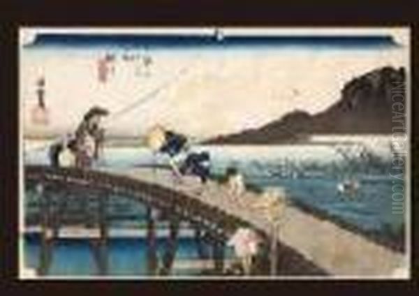 River From Tokaido 53 Ways - view 1