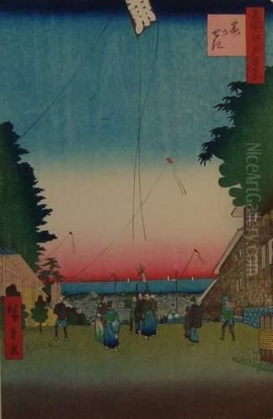 Kasumigaseki, De La Serie Meisho Edo Hyakkei - view 1