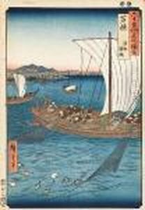 Gojusan-tsugi Meisho Zue by Utagawa or Ando Hiroshige