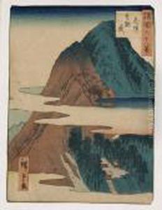 Ansicht Des Fuji by Utagawa or Ando Hiroshige