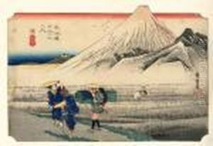 Les 53 Stations Du Tokaido, Hara, Asa No Fuji