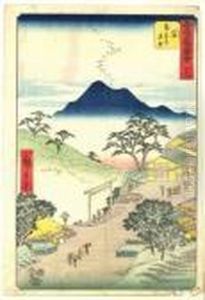 Les Cinquante Trois Vues Celebres Du Tokaido, Seki by Utagawa or Ando Hiroshige