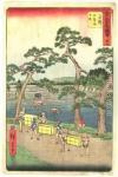 Personnages Au Bord De La Riviere - view 1