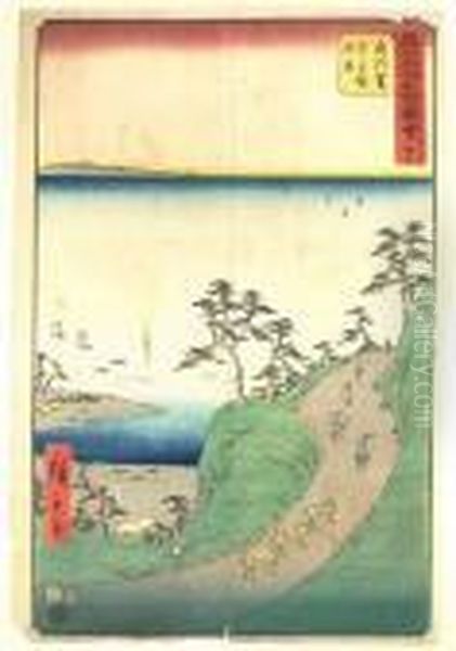 Les Cinquante Trois Vues Celebres Du Tokaido, Shirasuka - view 1