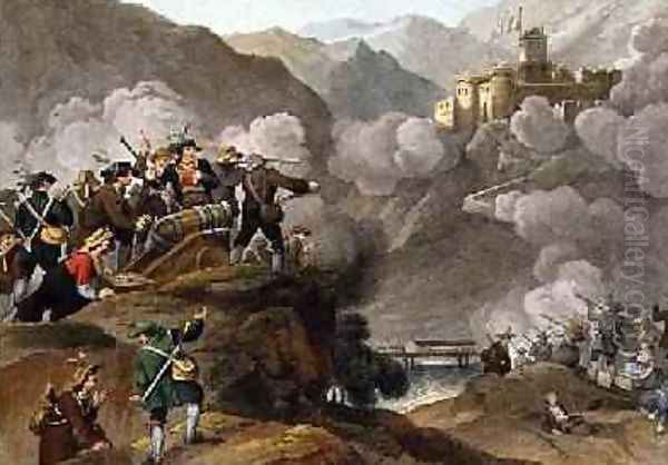 The Tirolese Patriots Storming the Fortress of Kuffstein with their Wooden Guns - view 1