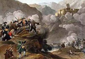 The Tirolese Patriots Storming the Fortress of Kuffstein with their Wooden Guns by Manskirch, Franz Joseph