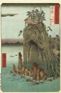 Bingo, Abumon Kannondo by Utagawa or Ando Hiroshige