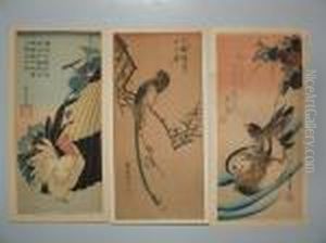 A Sujet D'oiseaux by Utagawa or Ando Hiroshige