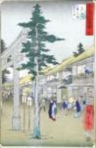 Ruelle Animee by Utagawa or Ando Hiroshige