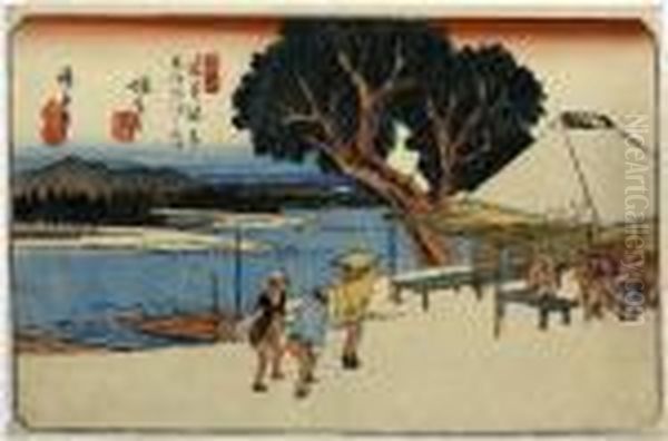 Shionada, From The Series Kisokaido Rokujukyu Tsugi - view 1