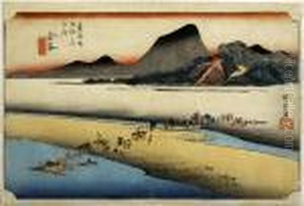 Kanaya, From The Series Tokaido Gojusan Tsugi - view 1