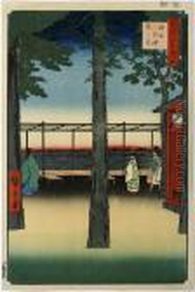 Kandamyojin Akebono No Kei, From The Series Meisho Edo Hyakkei - view 1